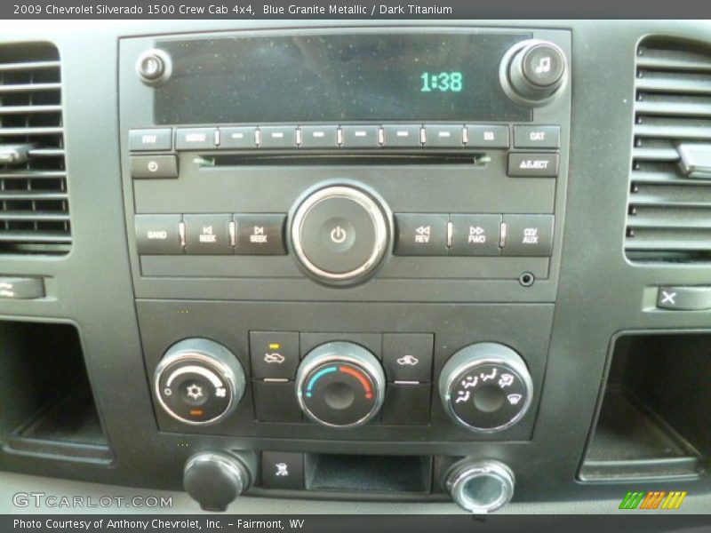 Blue Granite Metallic / Dark Titanium 2009 Chevrolet Silverado 1500 Crew Cab 4x4