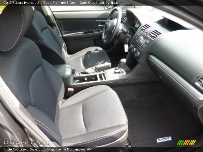 Dark Gray Metallic / Black 2012 Subaru Impreza 2.0i Sport Premium 5 Door