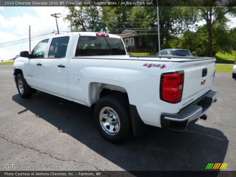 Summit White / Jet Black/Dark Ash 2014 Chevrolet Silverado 1500 WT Crew Cab 4x4