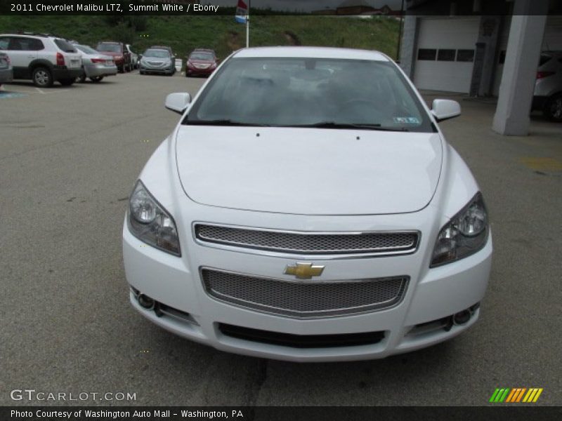 Summit White / Ebony 2011 Chevrolet Malibu LTZ