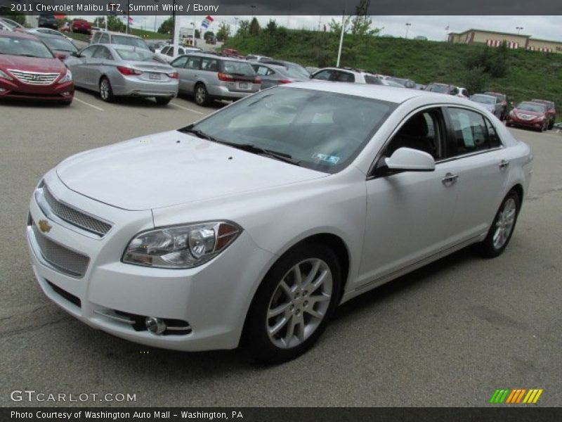 Summit White / Ebony 2011 Chevrolet Malibu LTZ