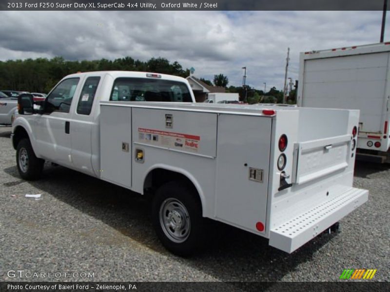 Oxford White / Steel 2013 Ford F250 Super Duty XL SuperCab 4x4 Utility