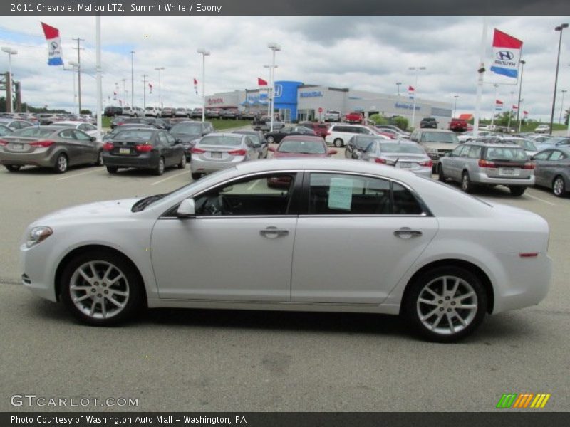 Summit White / Ebony 2011 Chevrolet Malibu LTZ