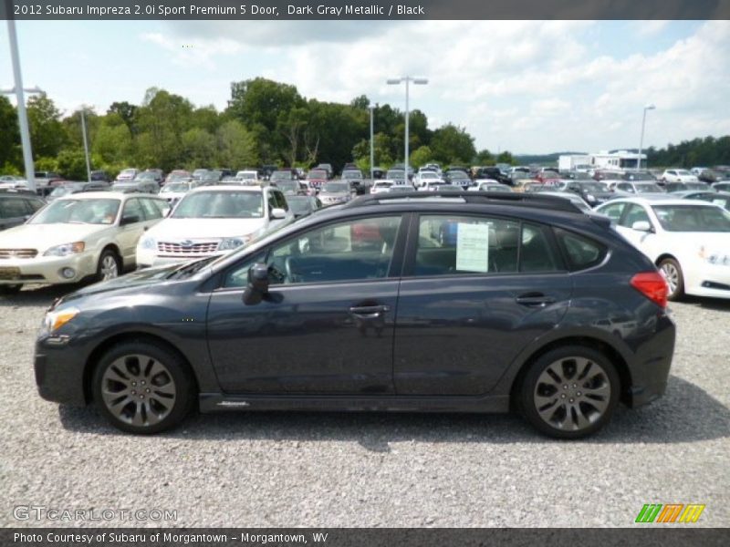 Dark Gray Metallic / Black 2012 Subaru Impreza 2.0i Sport Premium 5 Door