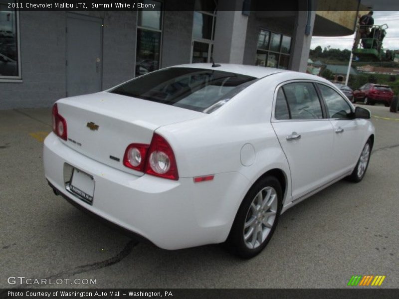 Summit White / Ebony 2011 Chevrolet Malibu LTZ