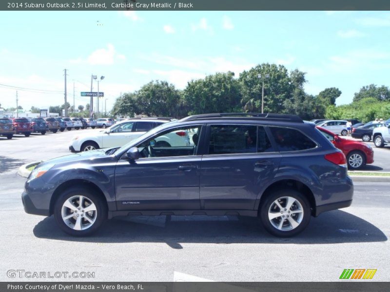 Carbide Gray Metallic / Black 2014 Subaru Outback 2.5i Limited