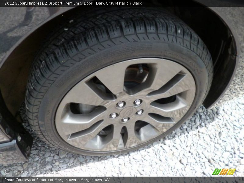 Dark Gray Metallic / Black 2012 Subaru Impreza 2.0i Sport Premium 5 Door