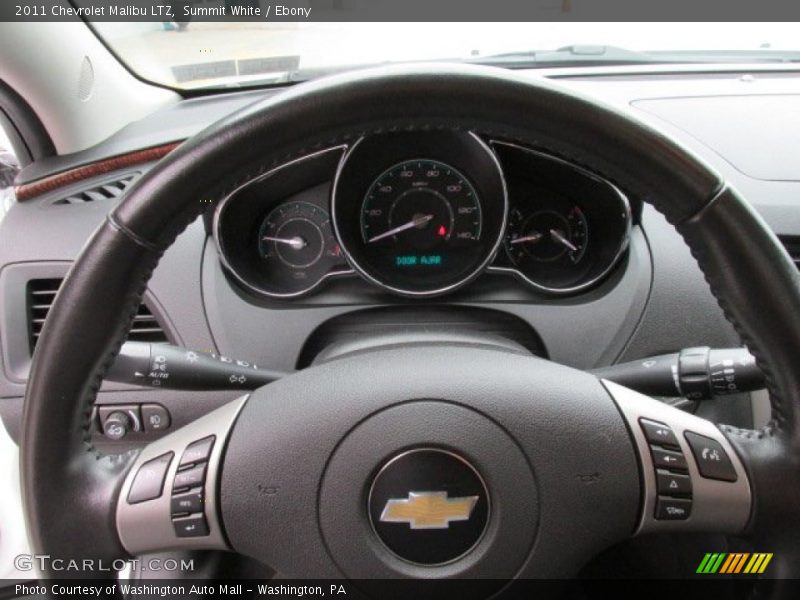Summit White / Ebony 2011 Chevrolet Malibu LTZ