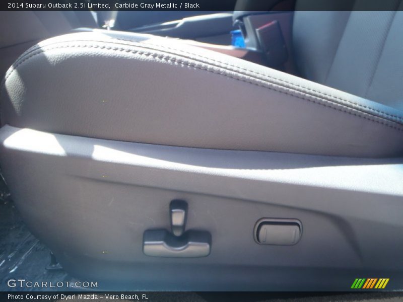 Carbide Gray Metallic / Black 2014 Subaru Outback 2.5i Limited