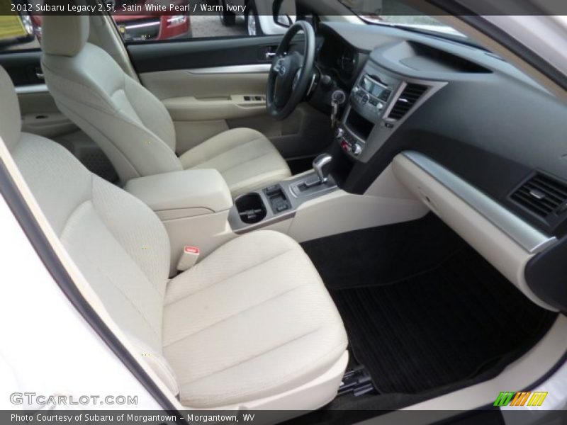 Satin White Pearl / Warm Ivory 2012 Subaru Legacy 2.5i
