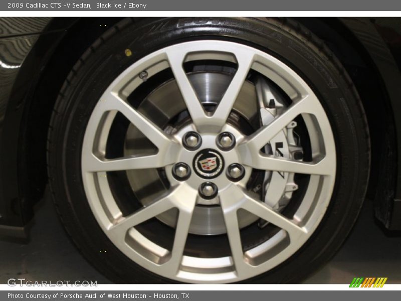 Black Ice / Ebony 2009 Cadillac CTS -V Sedan