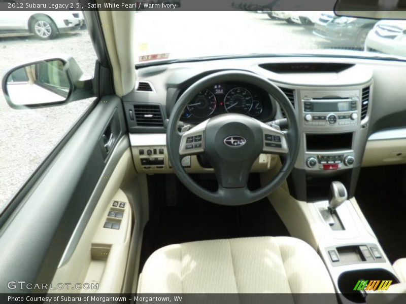 Satin White Pearl / Warm Ivory 2012 Subaru Legacy 2.5i