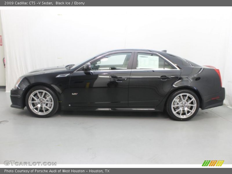 Black Ice / Ebony 2009 Cadillac CTS -V Sedan