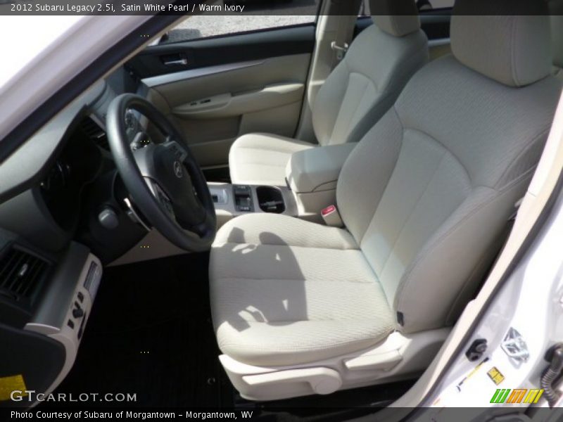 Satin White Pearl / Warm Ivory 2012 Subaru Legacy 2.5i