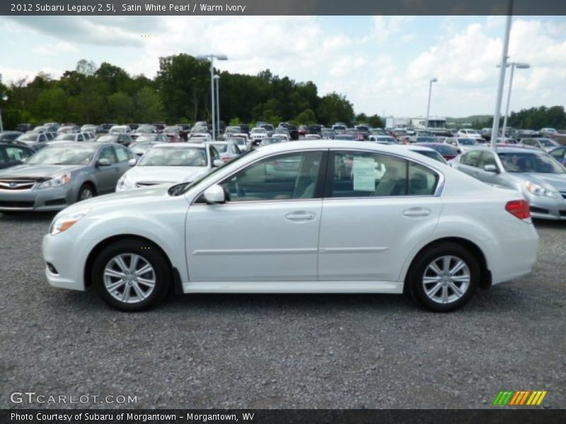 Satin White Pearl / Warm Ivory 2012 Subaru Legacy 2.5i