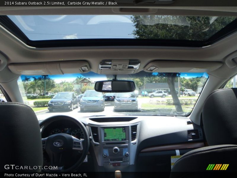 Carbide Gray Metallic / Black 2014 Subaru Outback 2.5i Limited