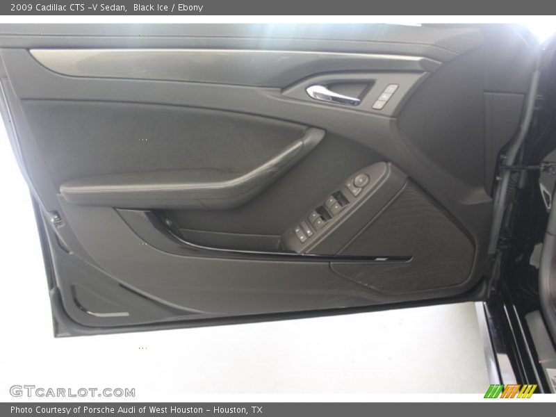 Black Ice / Ebony 2009 Cadillac CTS -V Sedan