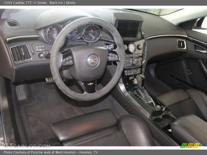 Black Ice / Ebony 2009 Cadillac CTS -V Sedan