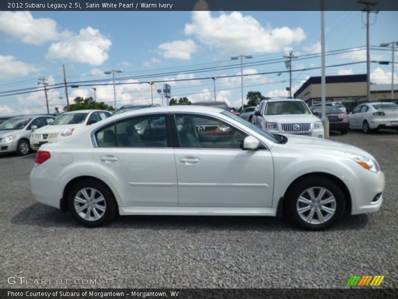 Satin White Pearl / Warm Ivory 2012 Subaru Legacy 2.5i