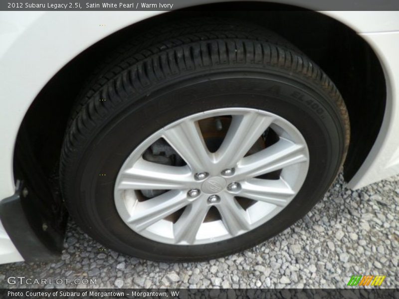 Satin White Pearl / Warm Ivory 2012 Subaru Legacy 2.5i