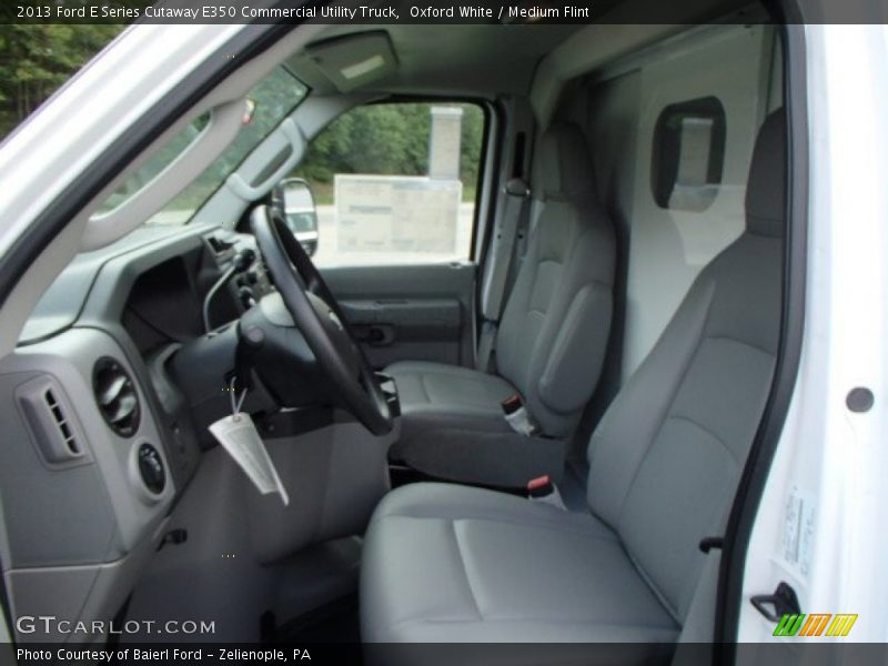 2013 E Series Cutaway E350 Commercial Utility Truck Medium Flint Interior