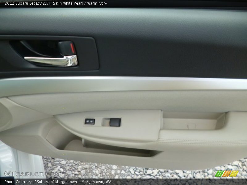 Satin White Pearl / Warm Ivory 2012 Subaru Legacy 2.5i