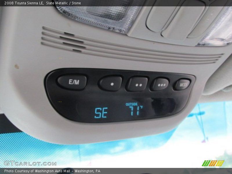 Slate Metallic / Stone 2008 Toyota Sienna LE