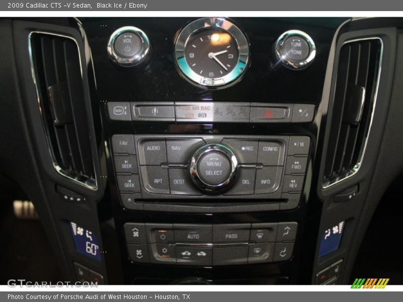 Black Ice / Ebony 2009 Cadillac CTS -V Sedan