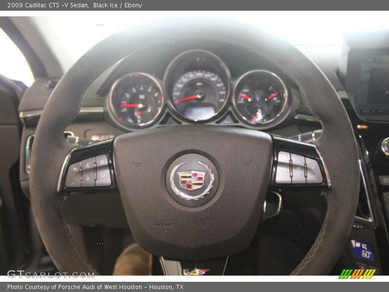 Black Ice / Ebony 2009 Cadillac CTS -V Sedan