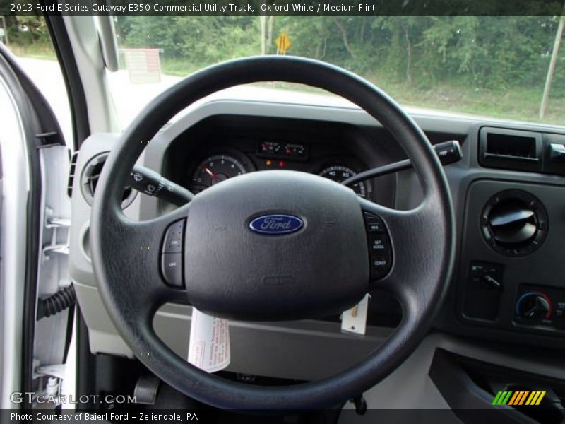  2013 E Series Cutaway E350 Commercial Utility Truck Steering Wheel