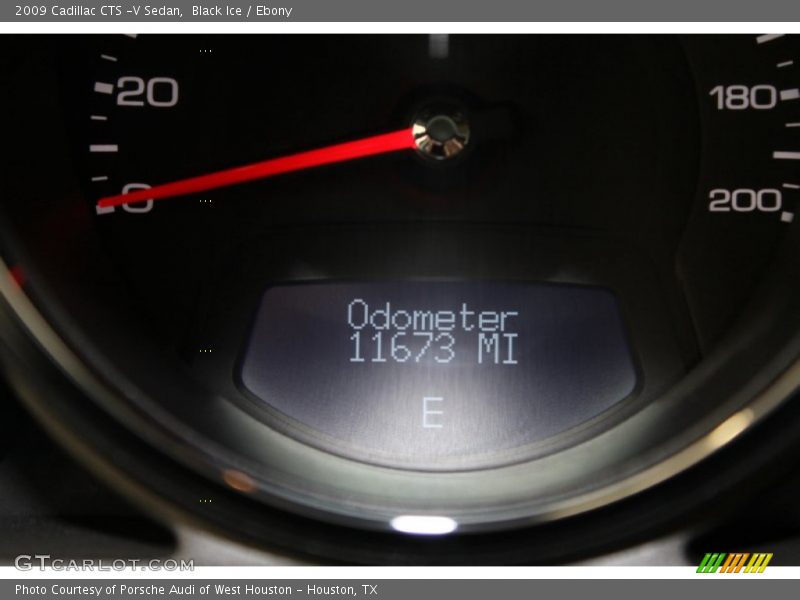 Black Ice / Ebony 2009 Cadillac CTS -V Sedan