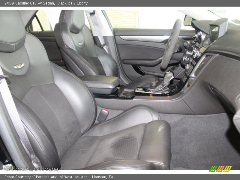 Black Ice / Ebony 2009 Cadillac CTS -V Sedan