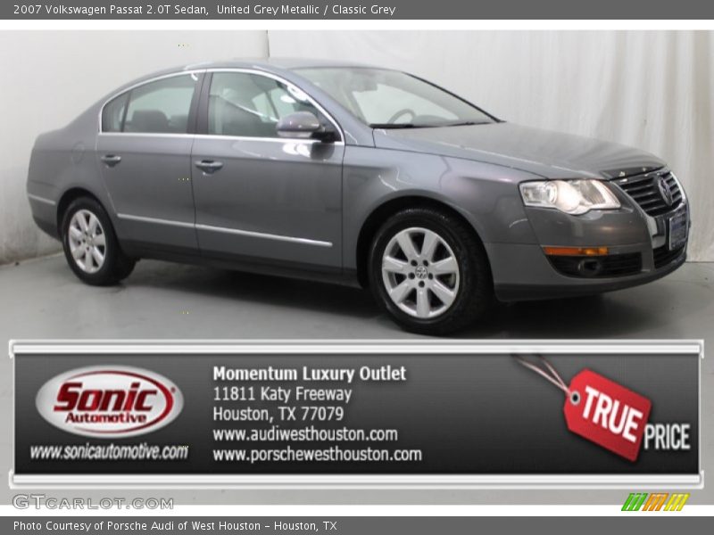 United Grey Metallic / Classic Grey 2007 Volkswagen Passat 2.0T Sedan