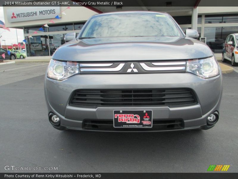 Mercury Gray Metallic / Black 2014 Mitsubishi Outlander GT S-AWC