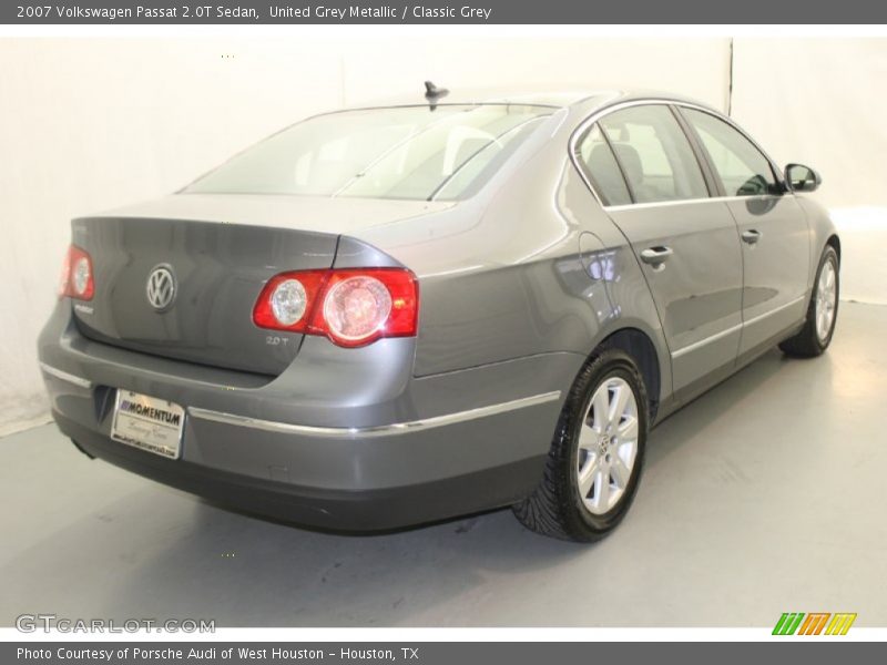 United Grey Metallic / Classic Grey 2007 Volkswagen Passat 2.0T Sedan