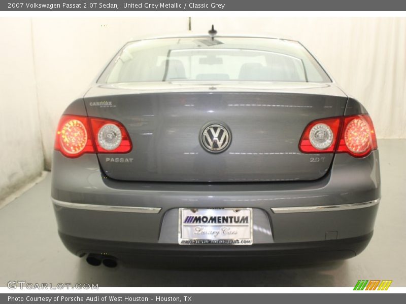 United Grey Metallic / Classic Grey 2007 Volkswagen Passat 2.0T Sedan