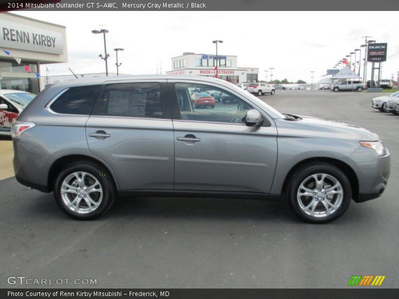 Mercury Gray Metallic / Black 2014 Mitsubishi Outlander GT S-AWC