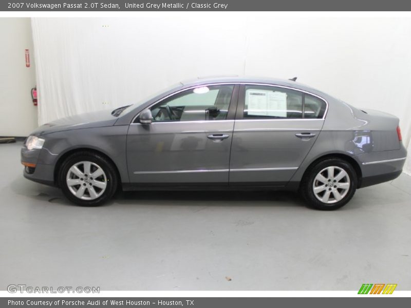 United Grey Metallic / Classic Grey 2007 Volkswagen Passat 2.0T Sedan