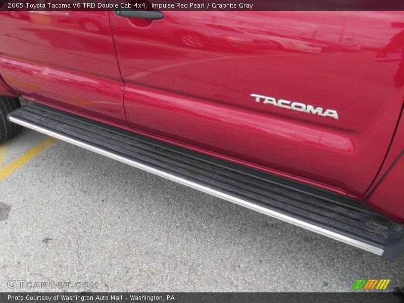 Impulse Red Pearl / Graphite Gray 2005 Toyota Tacoma V6 TRD Double Cab 4x4