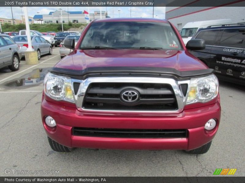 Impulse Red Pearl / Graphite Gray 2005 Toyota Tacoma V6 TRD Double Cab 4x4