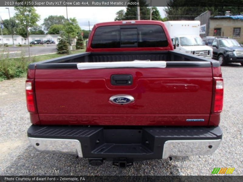 Ruby Red Metallic / Adobe 2013 Ford F250 Super Duty XLT Crew Cab 4x4