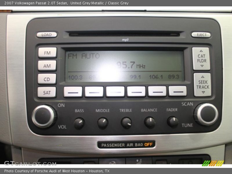 United Grey Metallic / Classic Grey 2007 Volkswagen Passat 2.0T Sedan