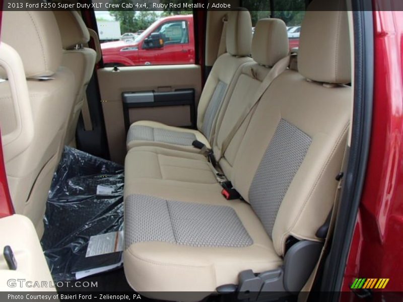 Ruby Red Metallic / Adobe 2013 Ford F250 Super Duty XLT Crew Cab 4x4