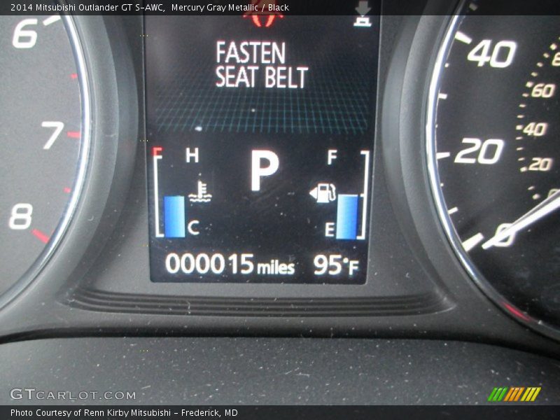 Mercury Gray Metallic / Black 2014 Mitsubishi Outlander GT S-AWC