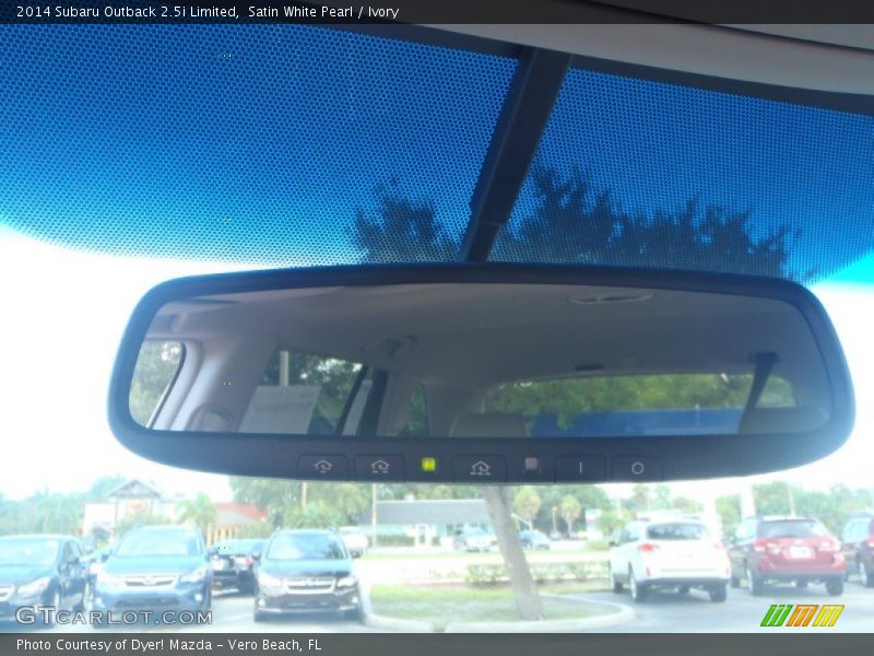 Satin White Pearl / Ivory 2014 Subaru Outback 2.5i Limited