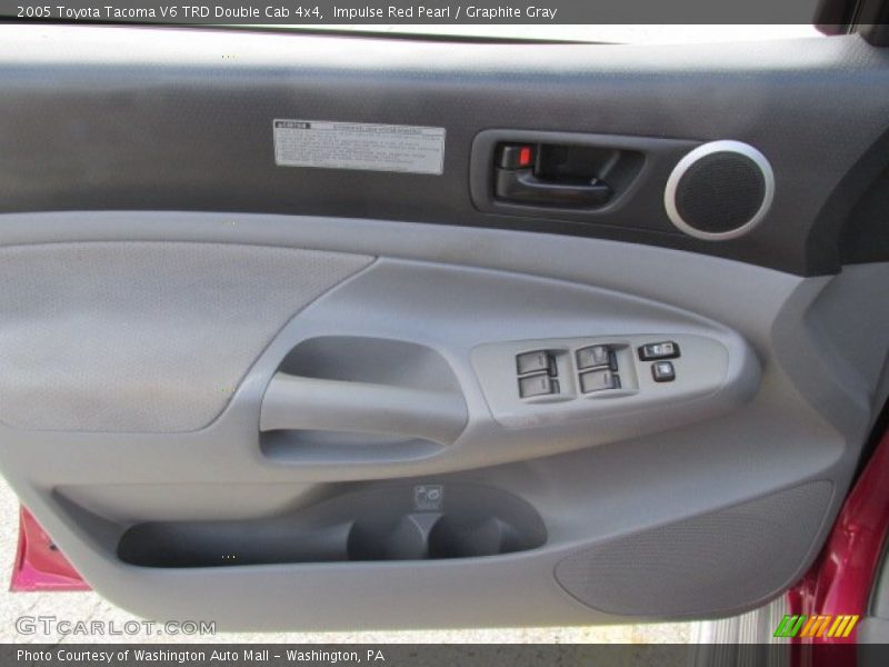 Impulse Red Pearl / Graphite Gray 2005 Toyota Tacoma V6 TRD Double Cab 4x4