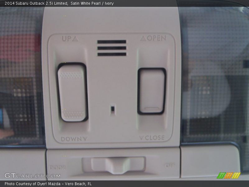Satin White Pearl / Ivory 2014 Subaru Outback 2.5i Limited