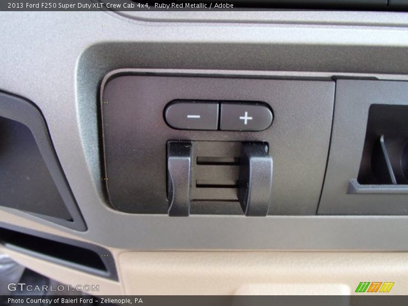Ruby Red Metallic / Adobe 2013 Ford F250 Super Duty XLT Crew Cab 4x4
