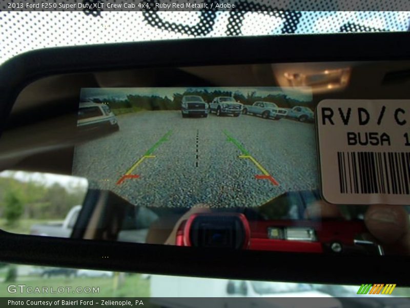 Ruby Red Metallic / Adobe 2013 Ford F250 Super Duty XLT Crew Cab 4x4