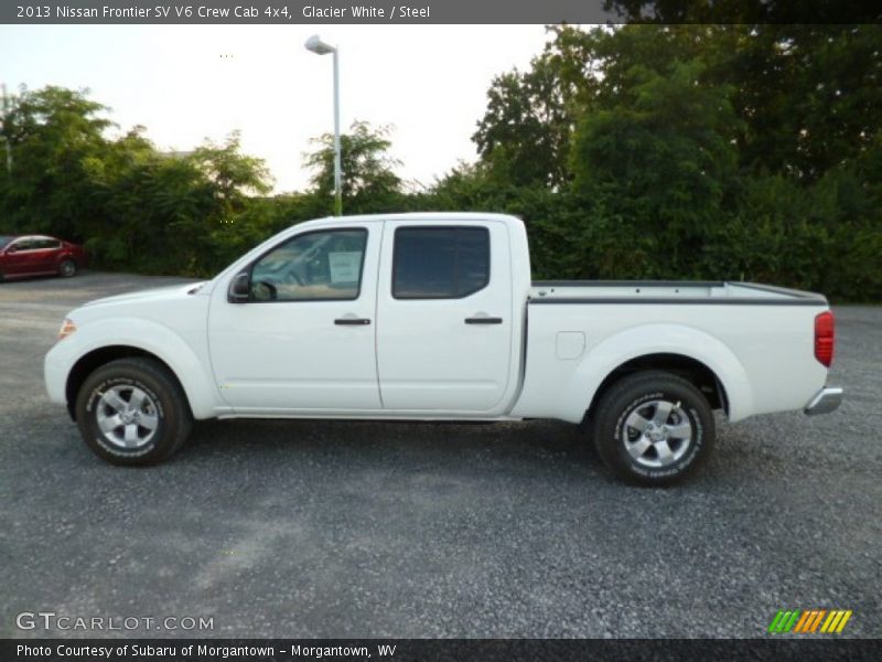  2013 Frontier SV V6 Crew Cab 4x4 Glacier White